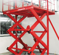 剪叉式電動升降貨梯，固定式液壓升降貨梯