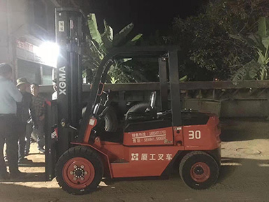 急客戶之所急，永新昌叉車服務(wù)暖人心